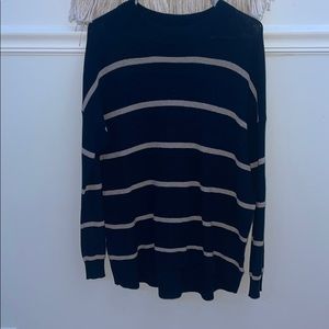 Blue and nude sweater